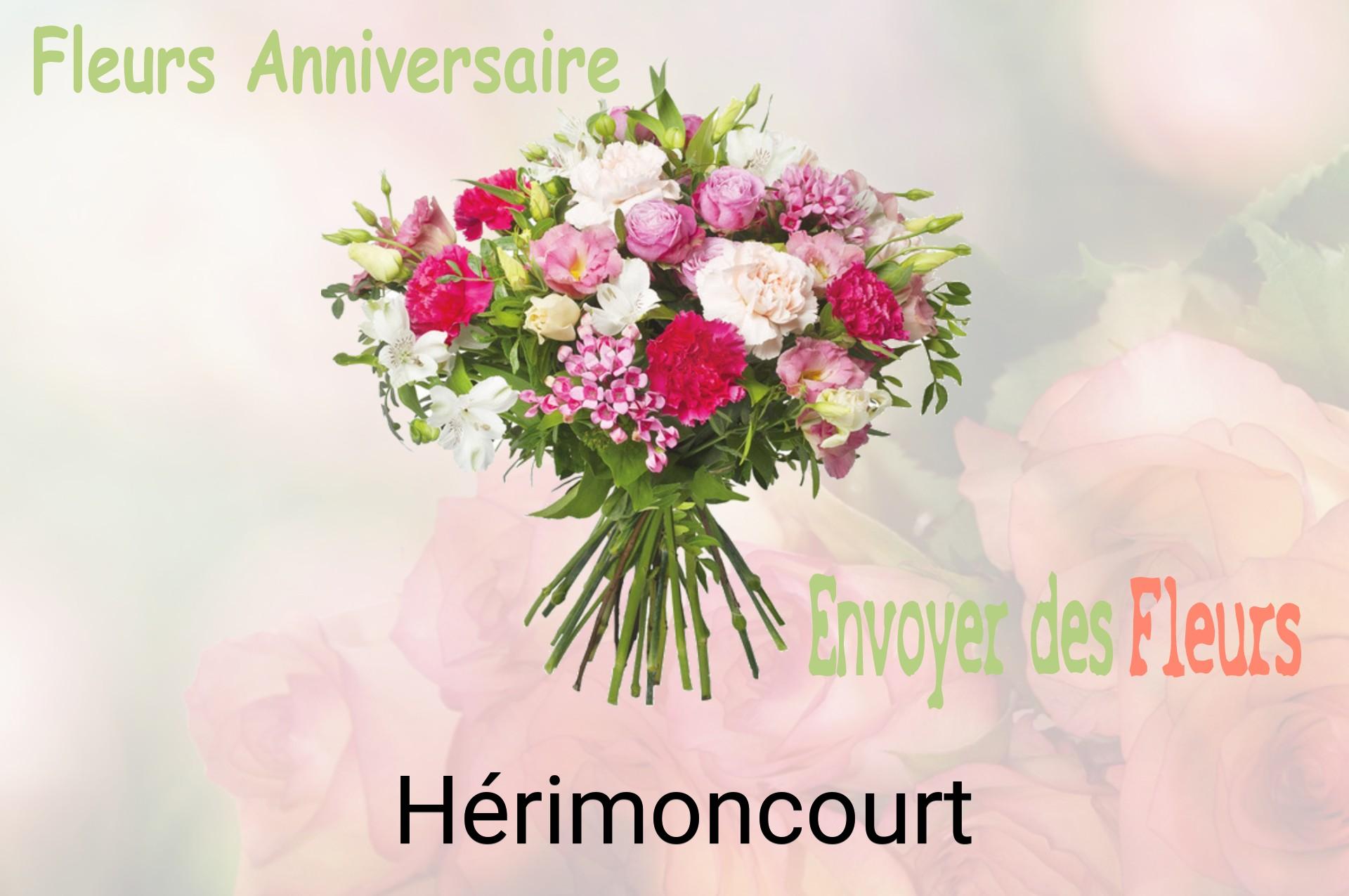 Bouquet de fleurs d’anniversaire livré à Hérimoncourt
